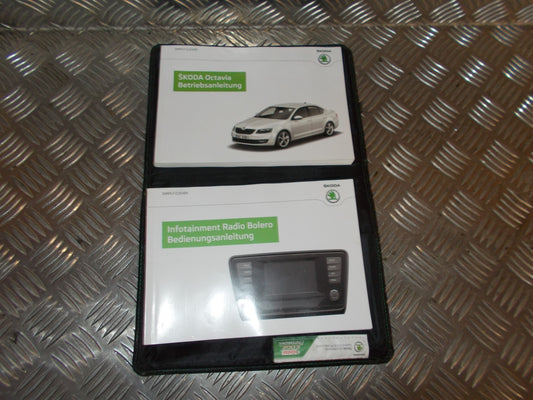 Skoda Octavia Instruktionsbog Med OEM Nr. TYSK Fra Skoda Ophugger
