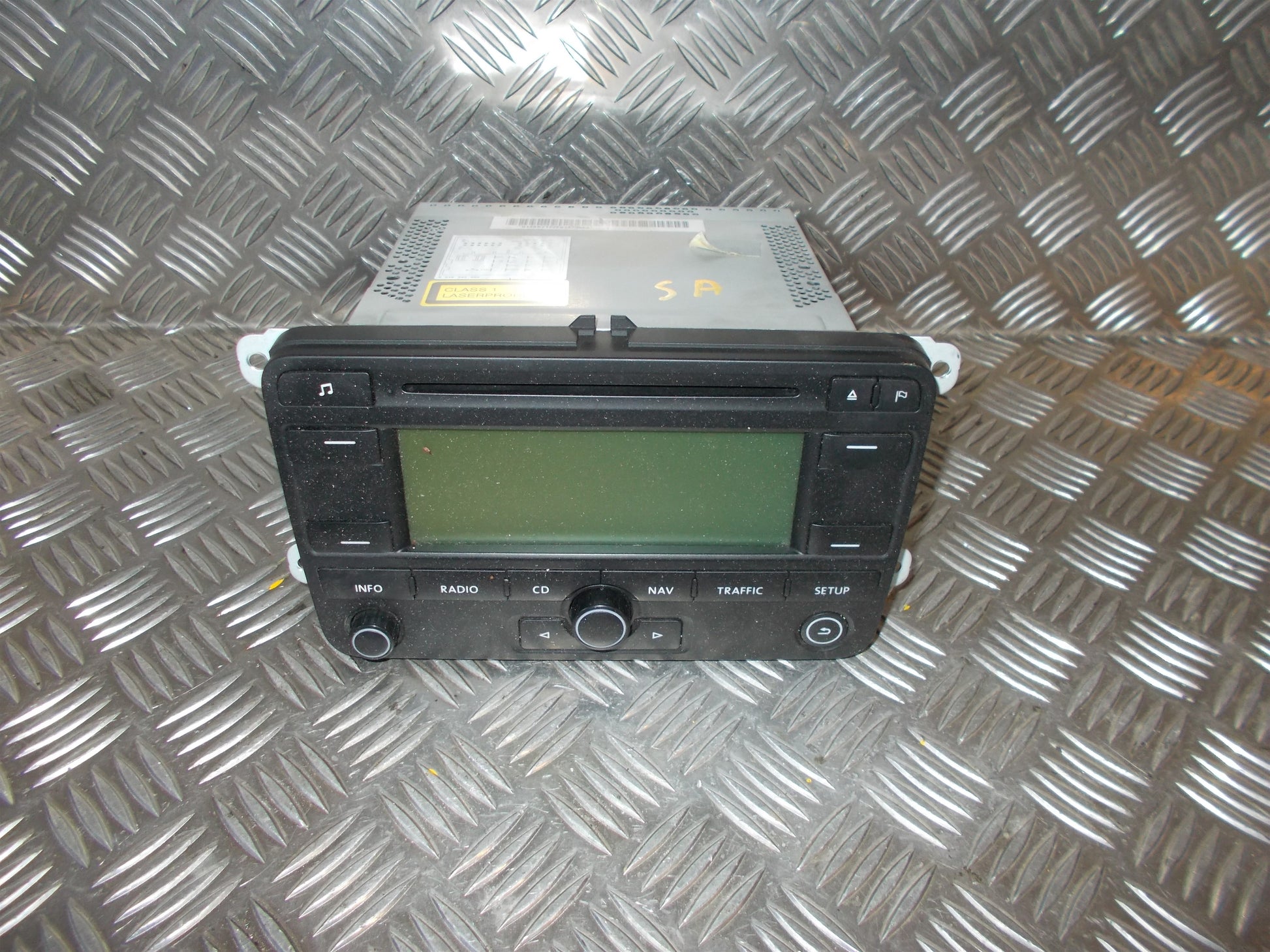 Skoda Octavia Radio M/Cd Med OEM Nr. 1Z0035191 Fra Skoda Ophugger