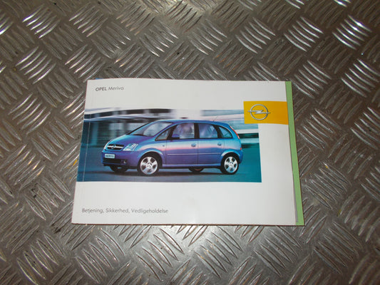 Opel Meriva A Instruktionsbog Med OEM Nr. Ophugger Fra Opel Ophugger