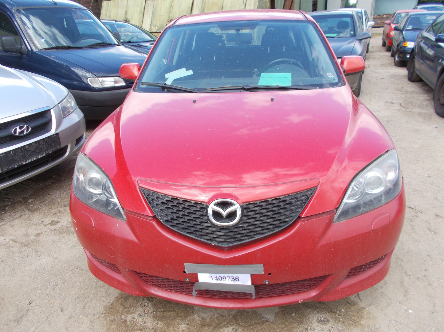 Mazda 3 Bk Pluk-Selv-Bil Med OEM Nr. Ophugger Fra Mazda Ophugger