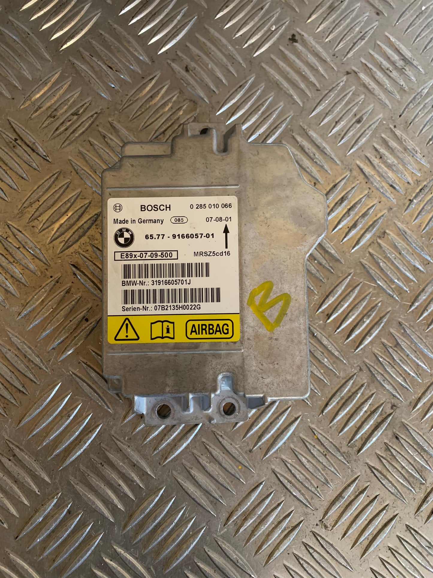 BMW 3-Serie E90/E91/E92/E Airbag Elboks Med OEM Nr. 6577916605701 Fra BMW Ophugger