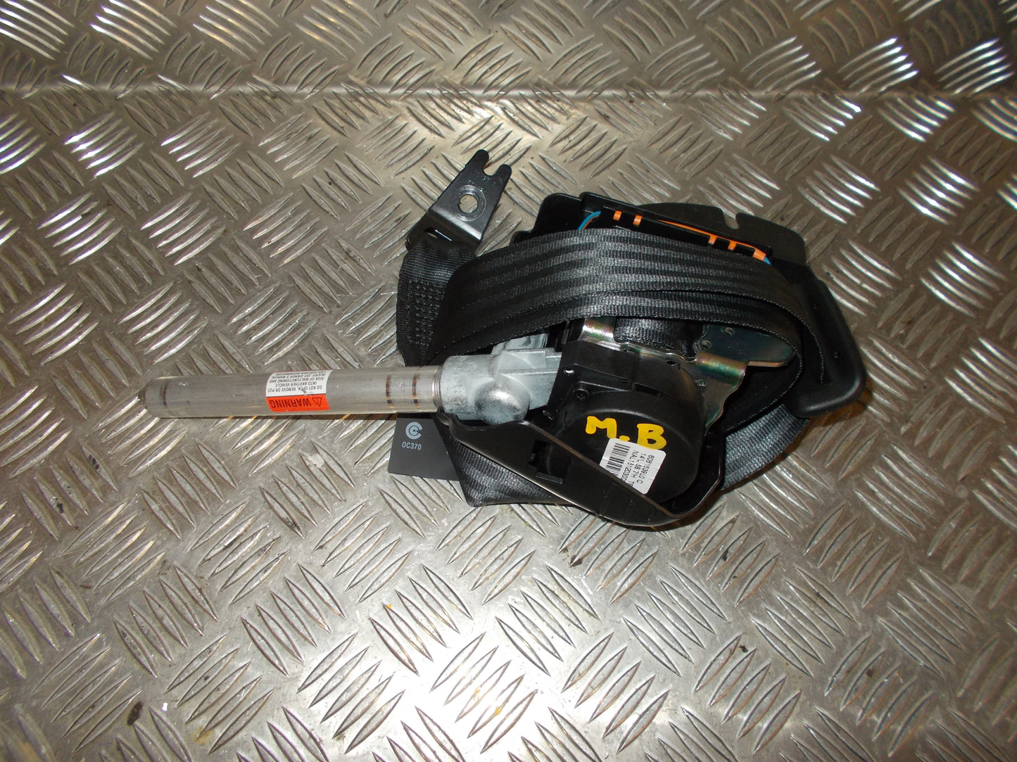 Volvo V70 Sikkerhedsseler Bag Med OEM Nr. 39818832 Fra Volvo Ophugger