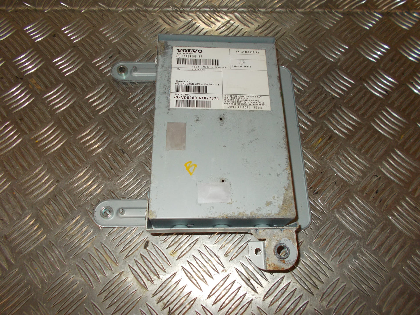 Volvo V70 Bcm / Komfortkomputer Med OEM Nr. 31489108AA Fra Volvo Ophugger