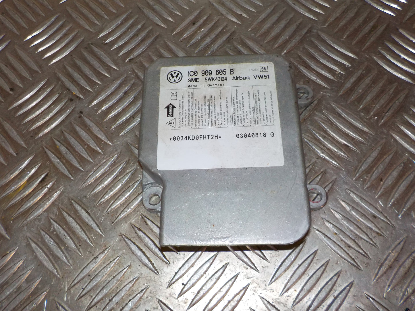 VW Passat 3B Airbag Elboks Med OEM Nr. Ophugger Fra VW Ophugger