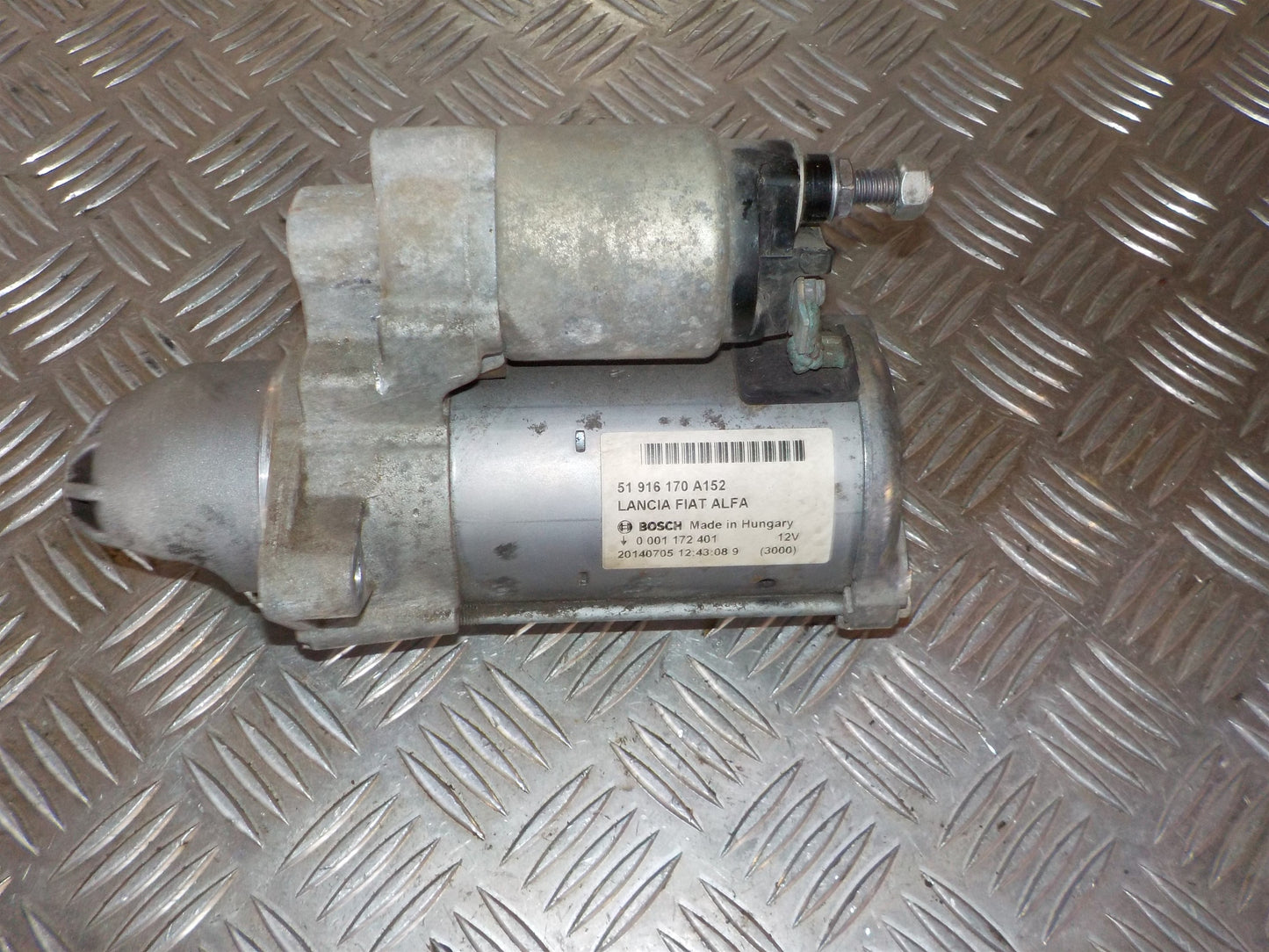 Fiat Punto Evo Starter Med OEM Nr. 51916170 Fra Fiat Ophugger