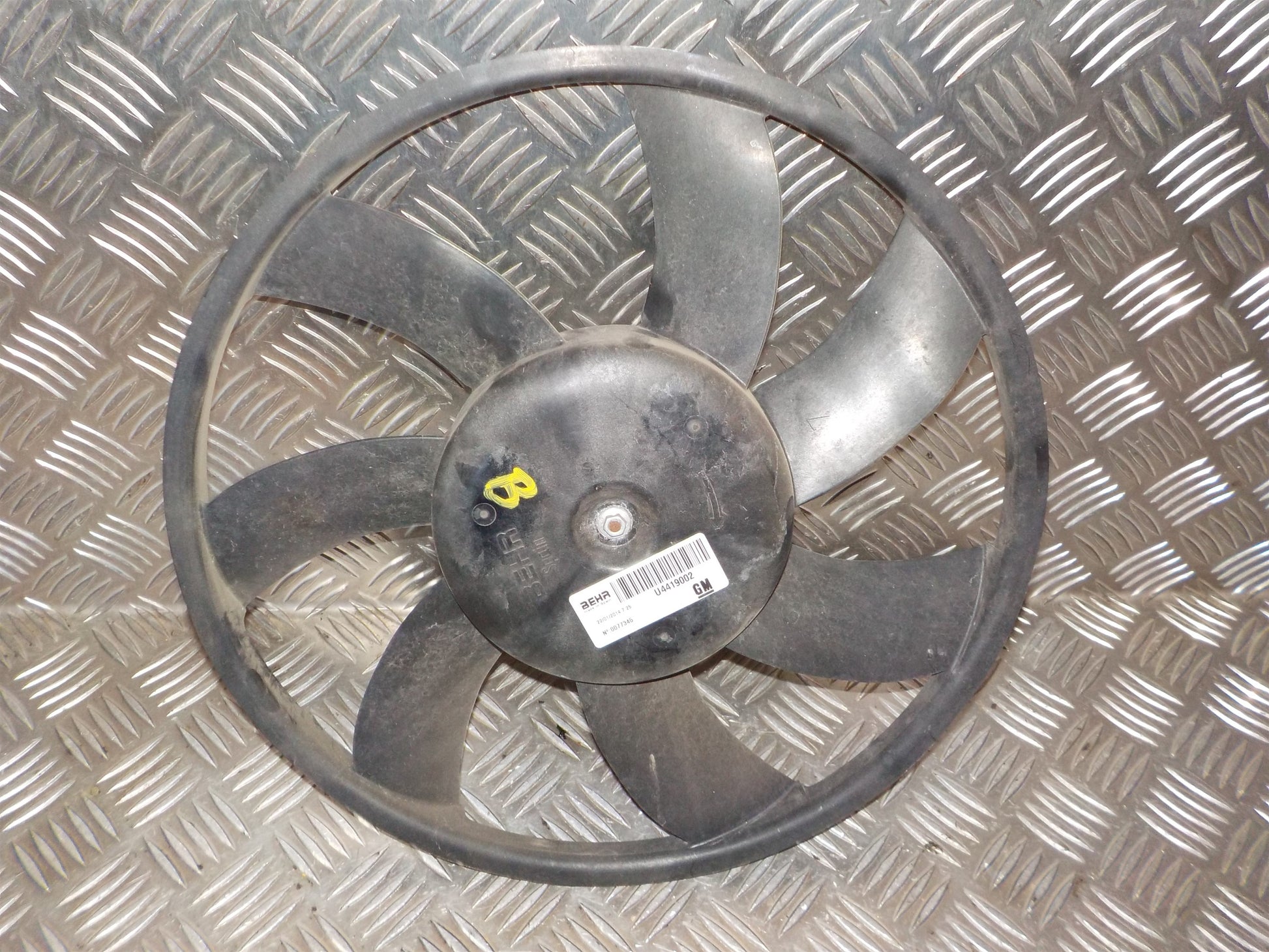 Opel Meriva B Kølerblæser El Med OEM Nr. U4419002 Fra Opel Ophugger