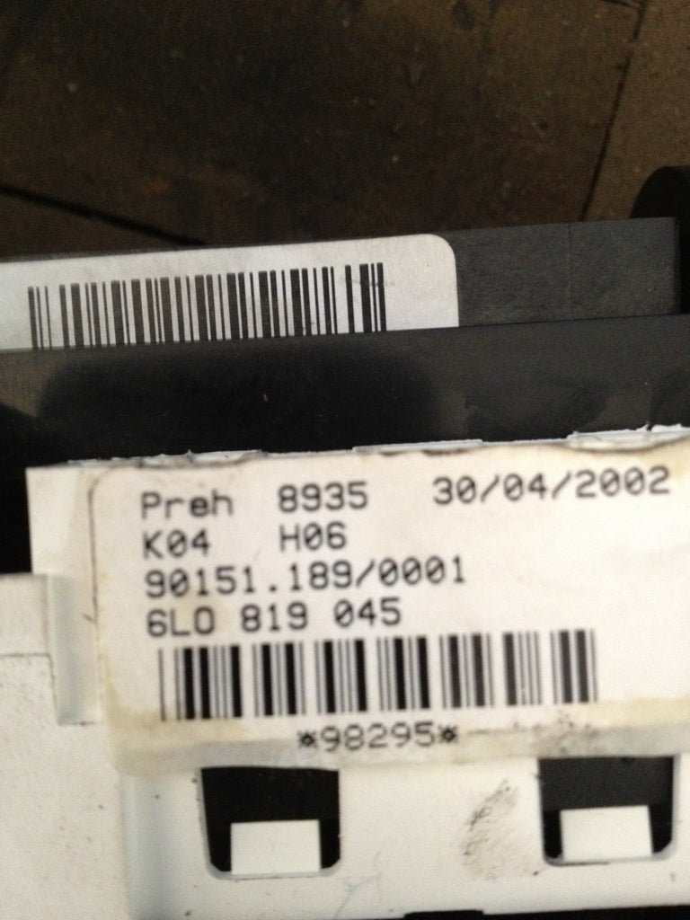 Seat Ibiza 6L Varmeregulering Med OEM Nr. Ophugger Fra Seat Ophugger