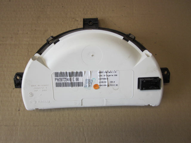 Citroen C3 Speedometer - Instrument Med OEM Nr. Ophugger Fra Citroen Ophugger