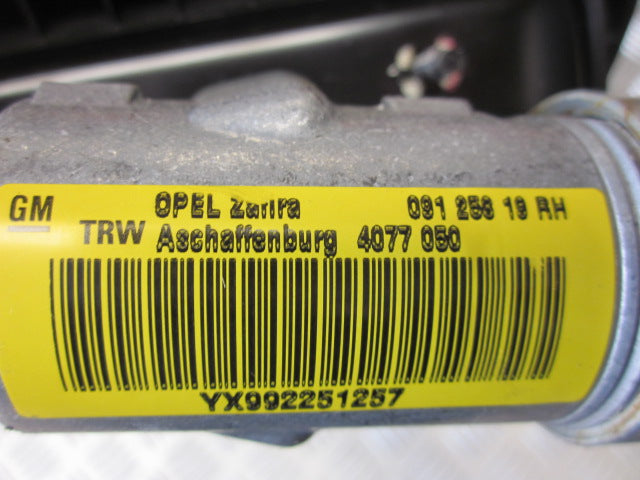 Opel Zafira A Airbag Side Med OEM Nr. Ophugger Fra Opel Ophugger