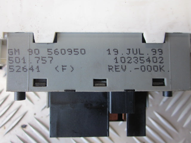 Opel Zafira A Varmeregulering Med OEM Nr. Ophugger Fra Opel Ophugger