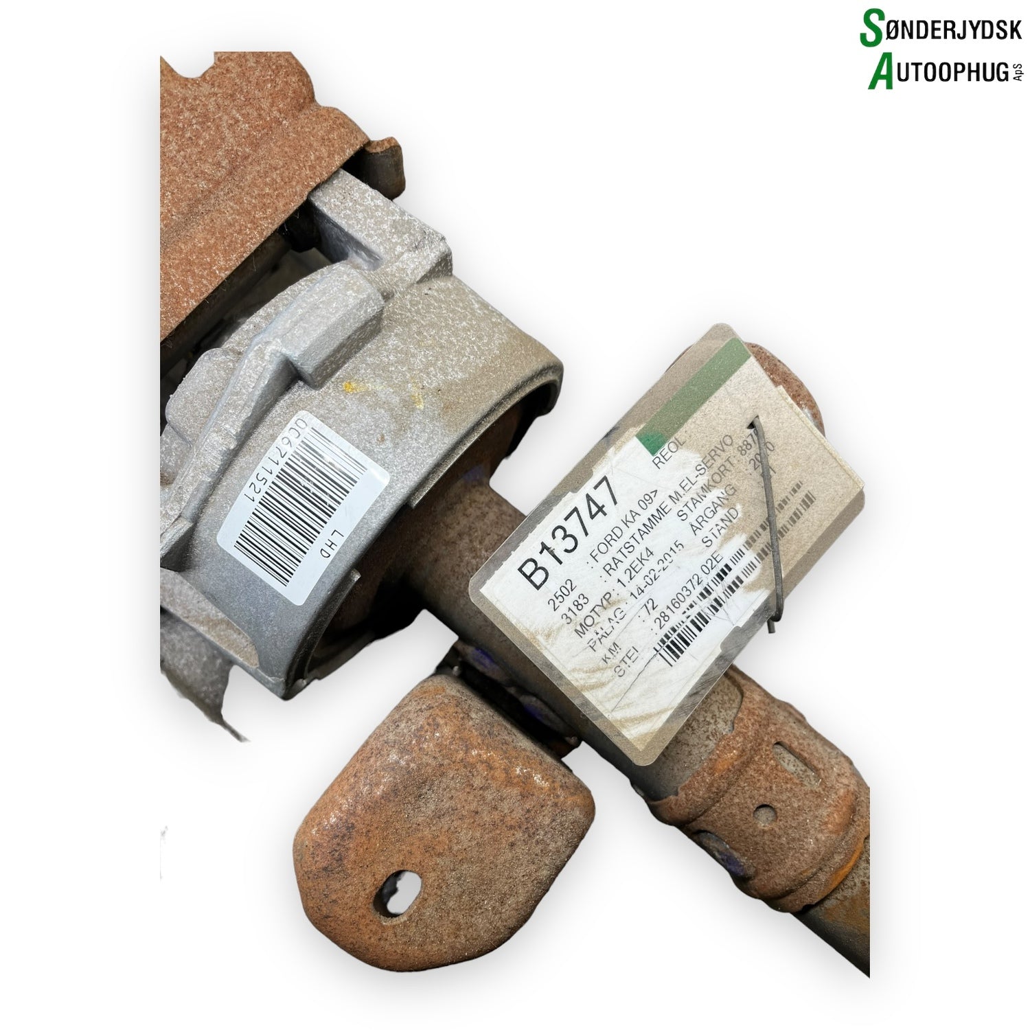 Ford Ka Ratstamme M/El-Servo Med OEM Nr. D936401880 Fra Ford Ophugger