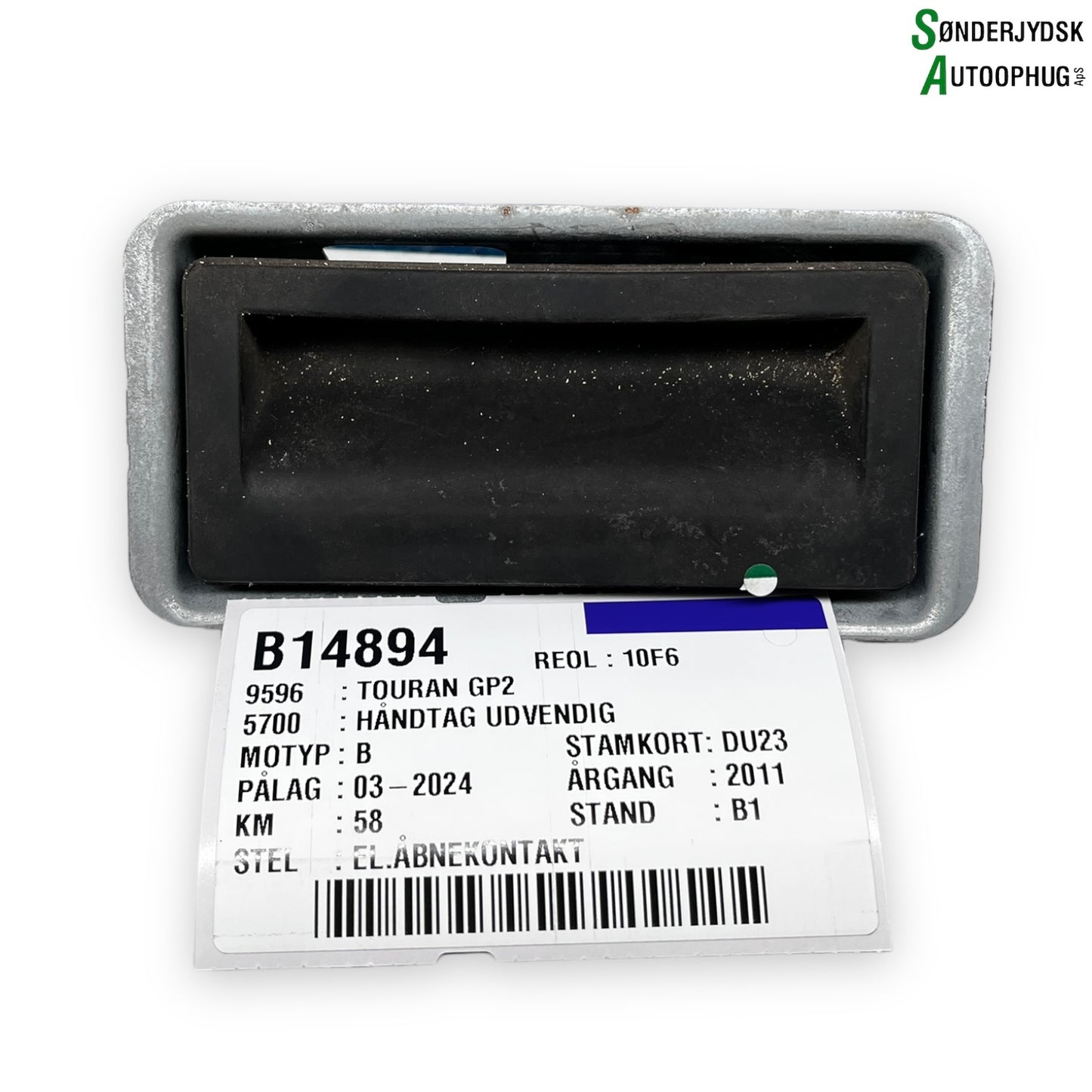 VW Touran GP2 Håndtag Udvendig Med OEM Nr. 5N0827566T Fra VW Ophugger
