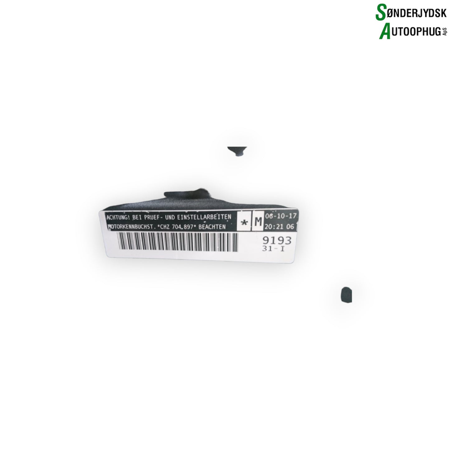 Skoda Fabia Motor Med OEM Nr. CHZC Fra Skoda Ophugger