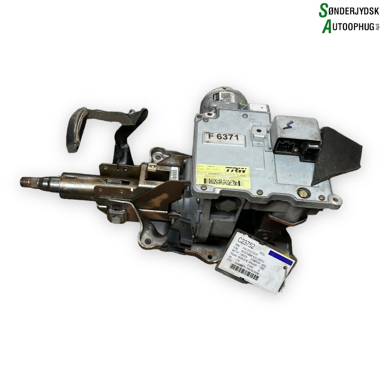 Fiat Stilo Ratstamme M/El-Servo Med OEM Nr. 00046826731 Fra Fiat Ophugger