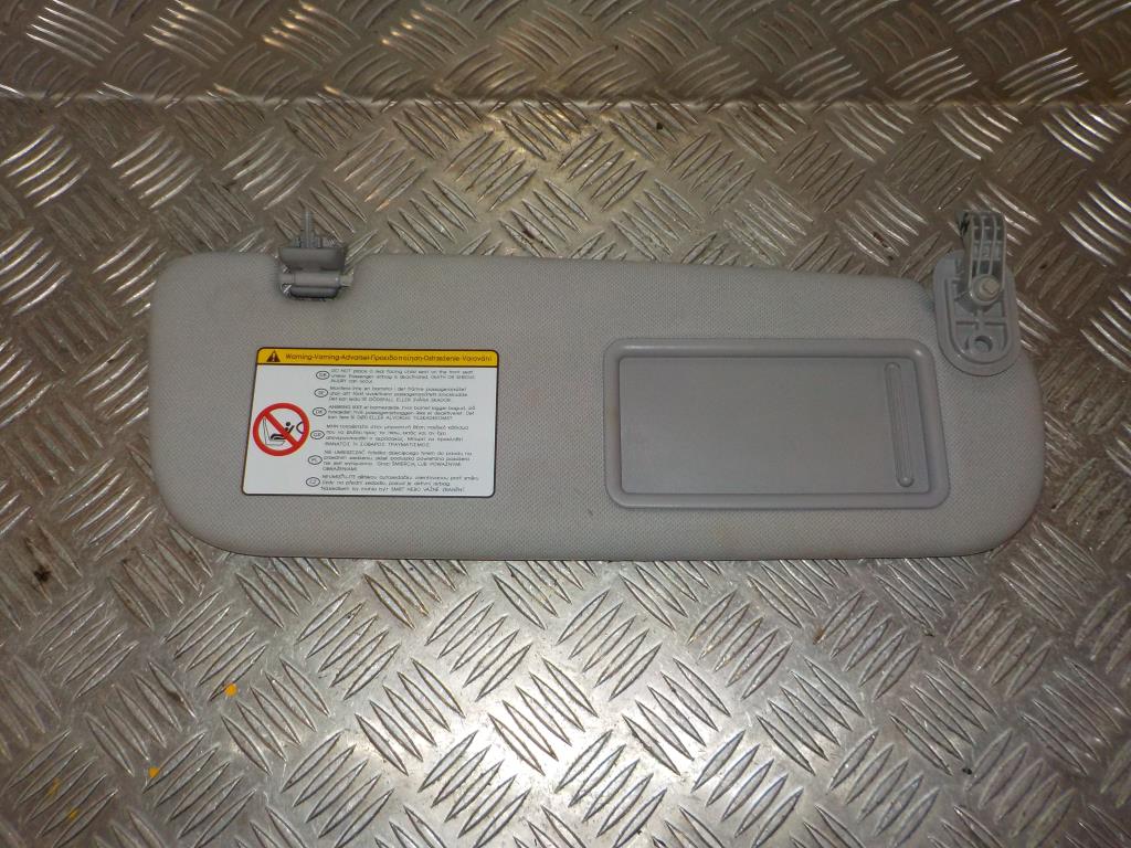 Hyundai Veloster Solskærm Med OEM Nr. 852202V240TX Fra Hyundai Ophugger