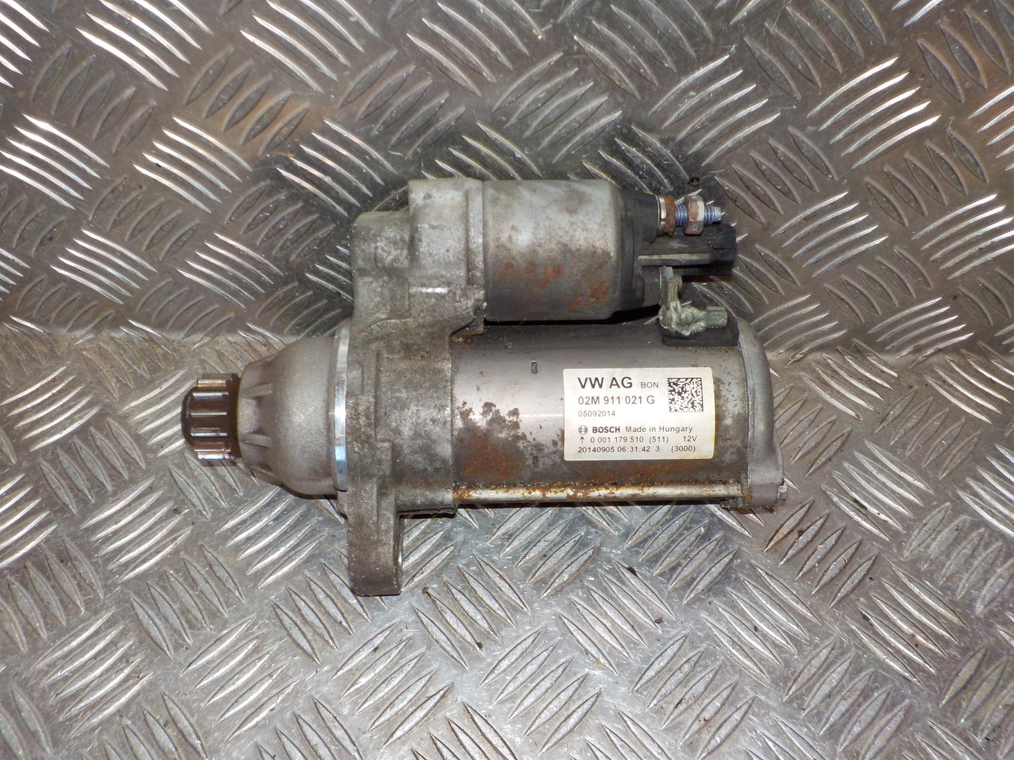 VW UP Starter Med OEM Nr. 02M911021G Fra VW Ophugger