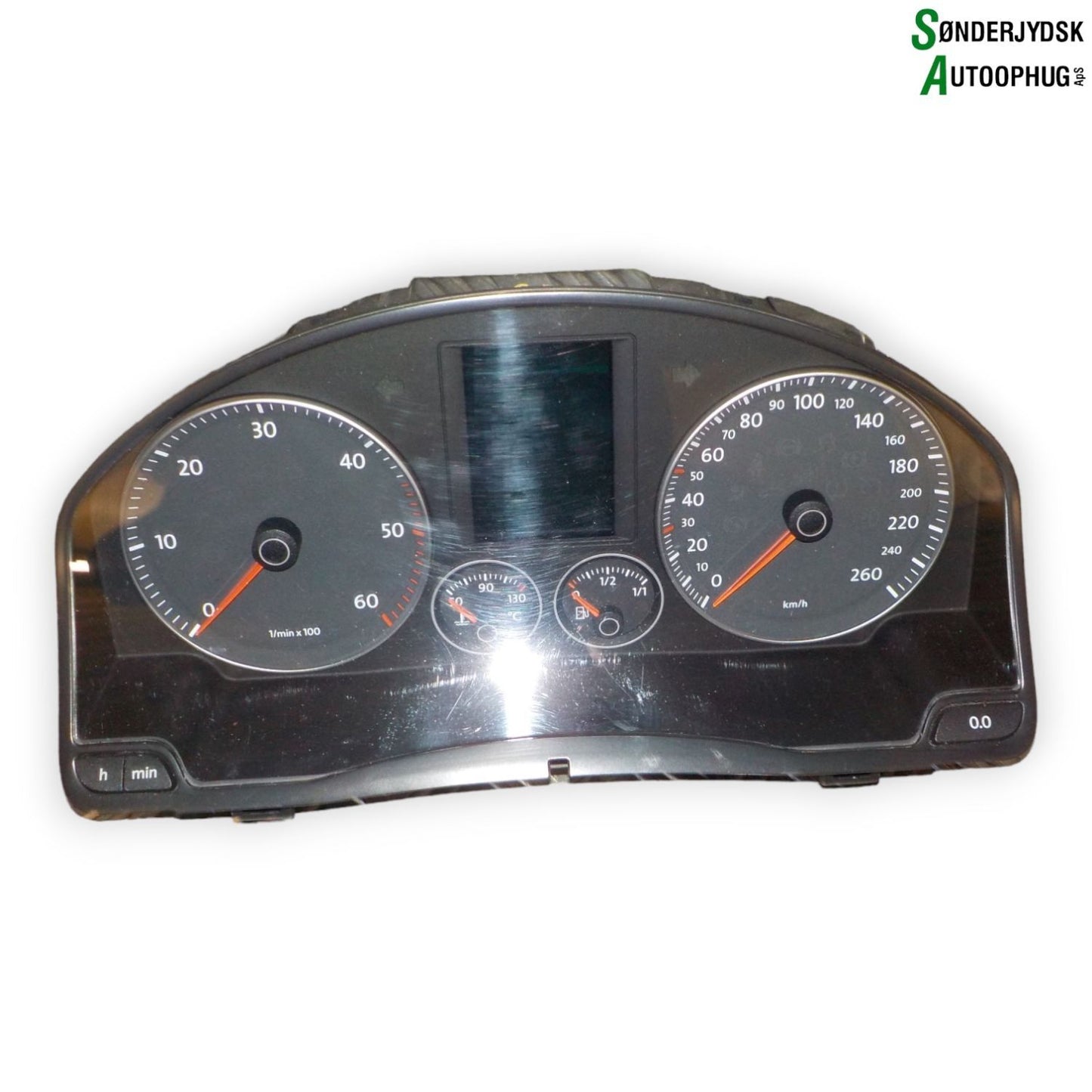 VW Eos 1Q Speedometer - Instrument Med OEM Nr. 1Q0920872C Fra VW Ophugger