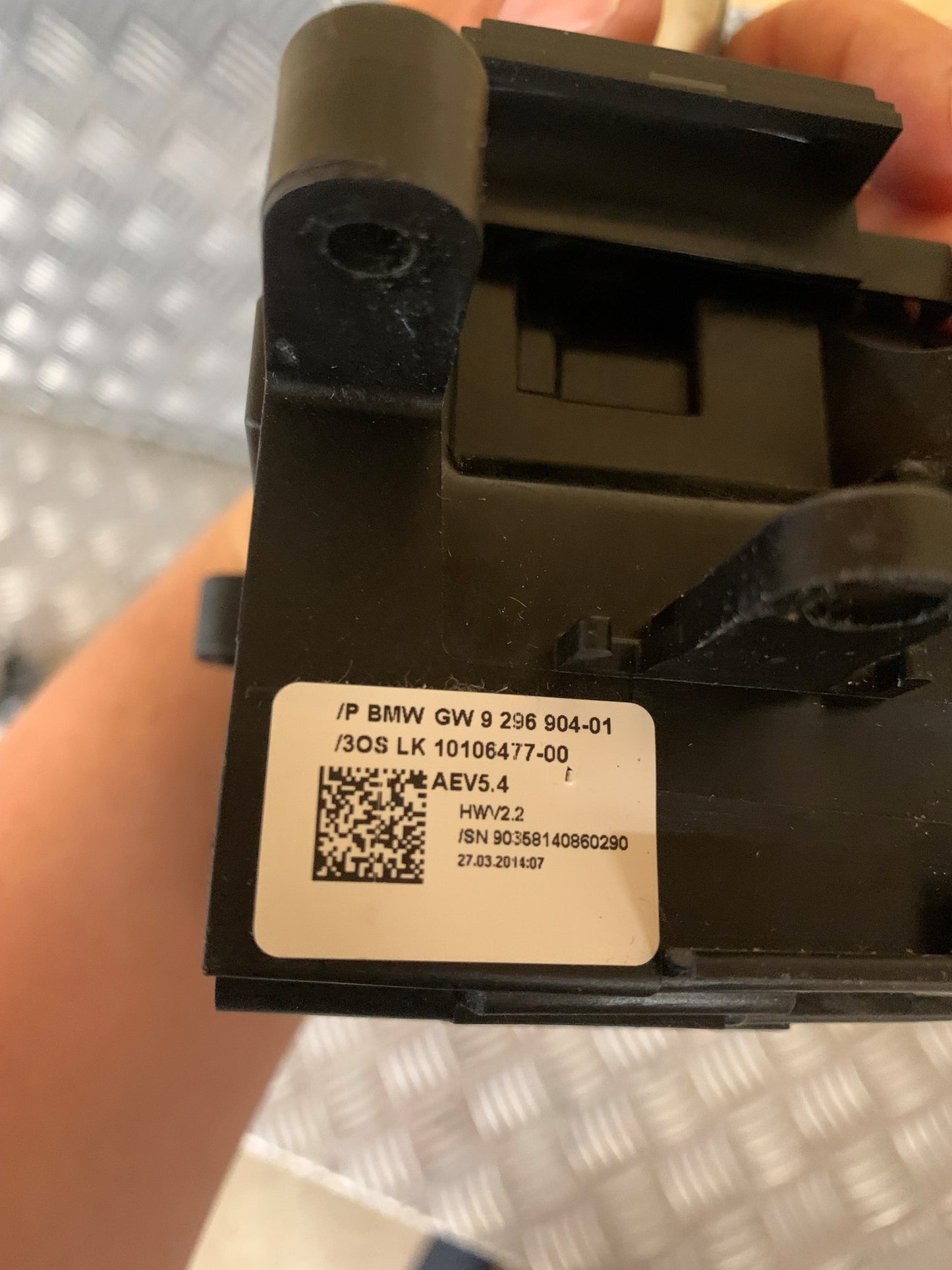 BMW 5-Serie F10/F11 Gearskifte Med OEM Nr. 929690401 Fra BMW Ophugger