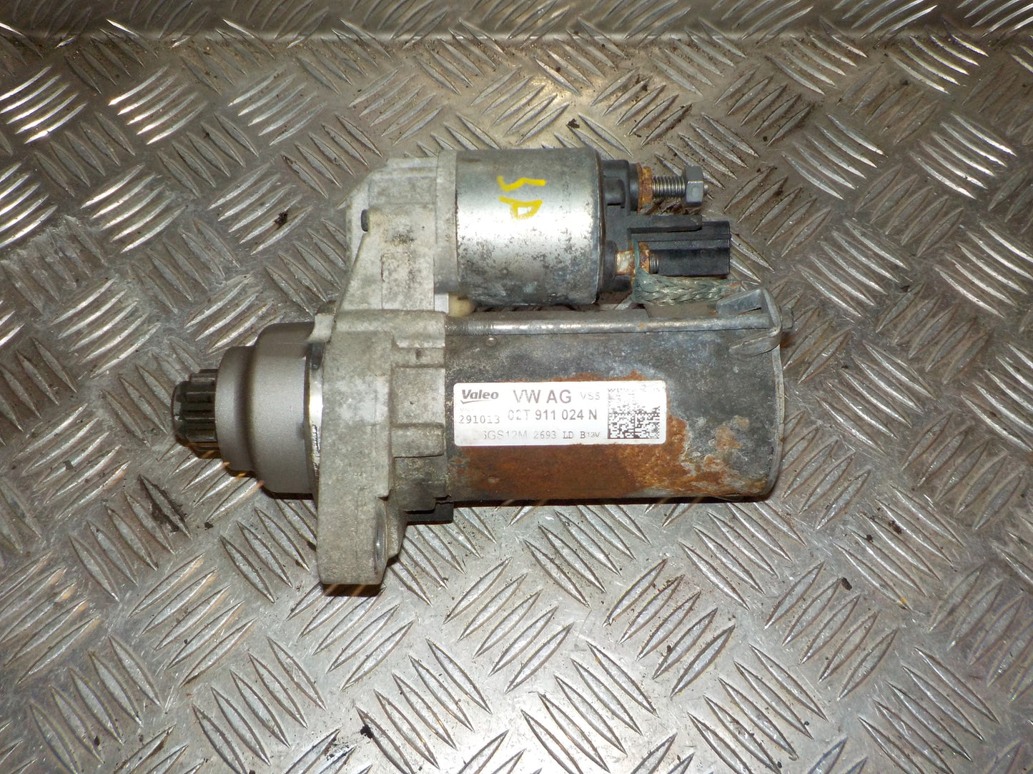 Skoda Rapid Starter Med OEM Nr. 02T911024N Fra Skoda Ophugger