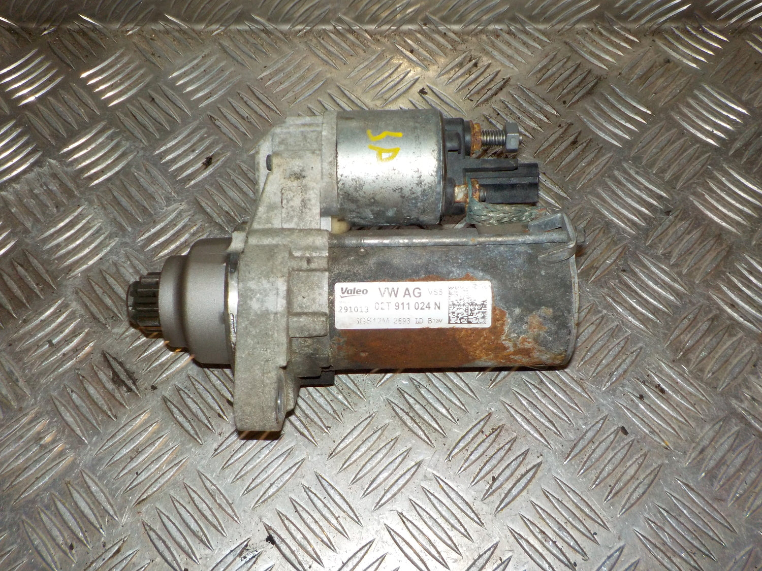 Skoda Rapid Starter Med OEM Nr. 02T911024N Fra Skoda Ophugger