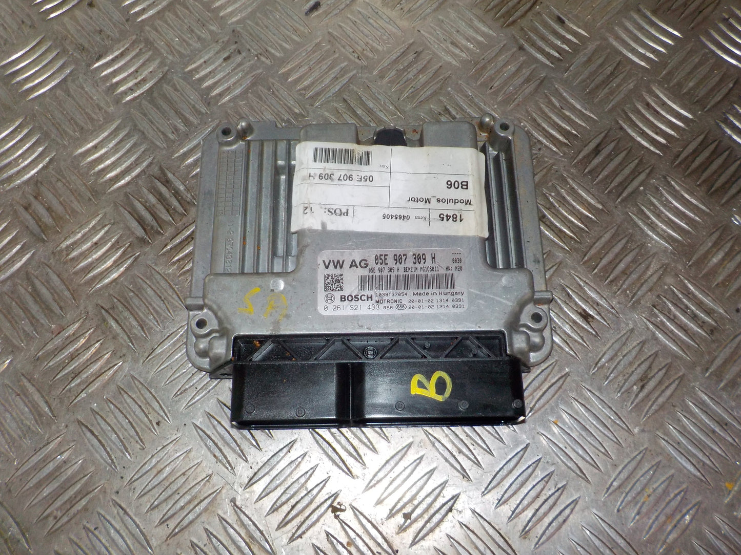 VW T‑Roc Motorstyring - Motorstyreboks - Injection Elboks Med OEM Nr. 05E907309H Fra VW Ophugger