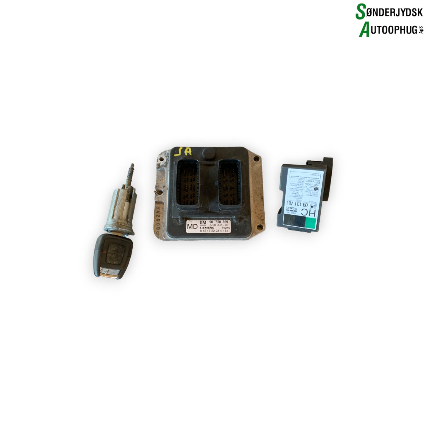 Opel Astra G Motorstyring - Motorstyreboks - Injection Elboks Med OEM Nr. S9800206 Fra Opel Ophugger