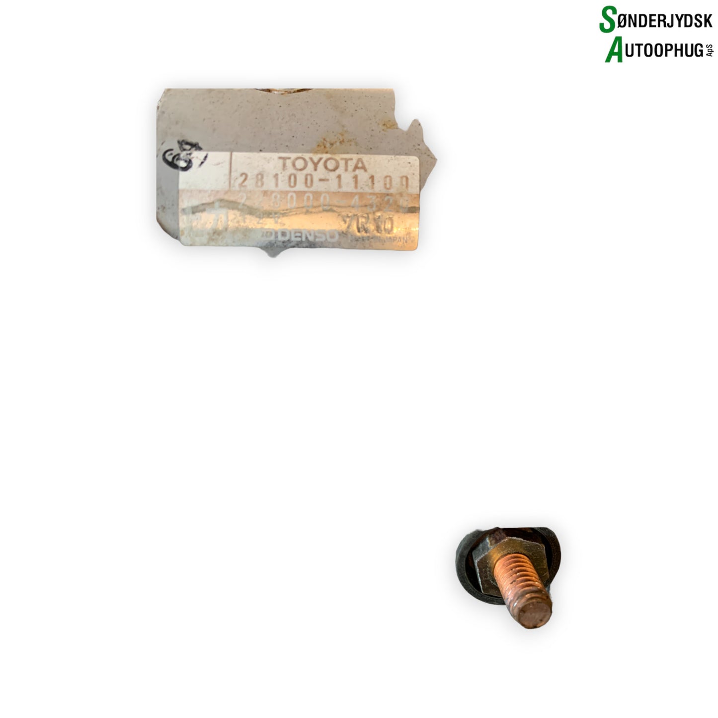 Toyota Starlet Ep90 Starter Med OEM Nr. 2810011100 Fra Toyota Ophugger