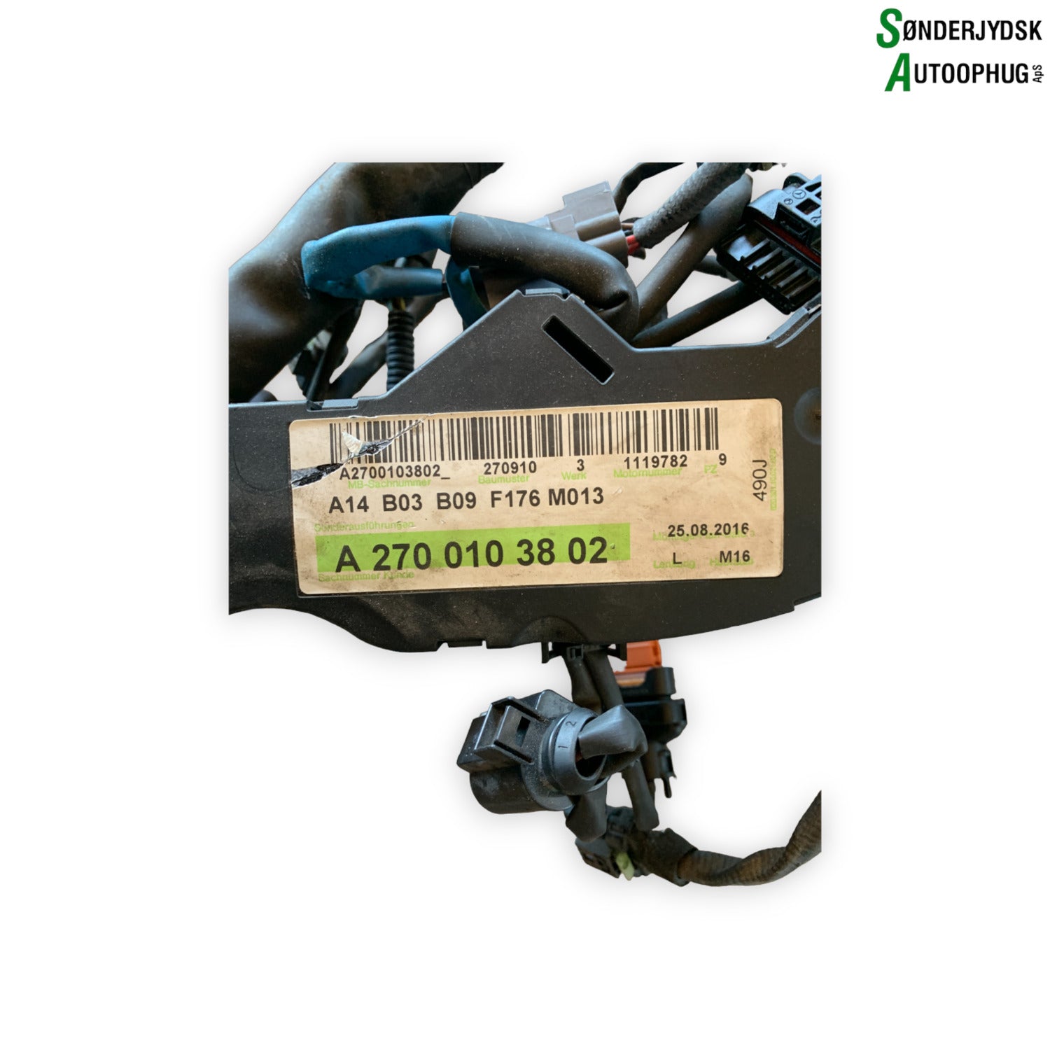 Mercedes-Benz A-W176 Ledningsnet Motor Med OEM Nr. 2700103802 Fra Mercedes-Benz Ophugger