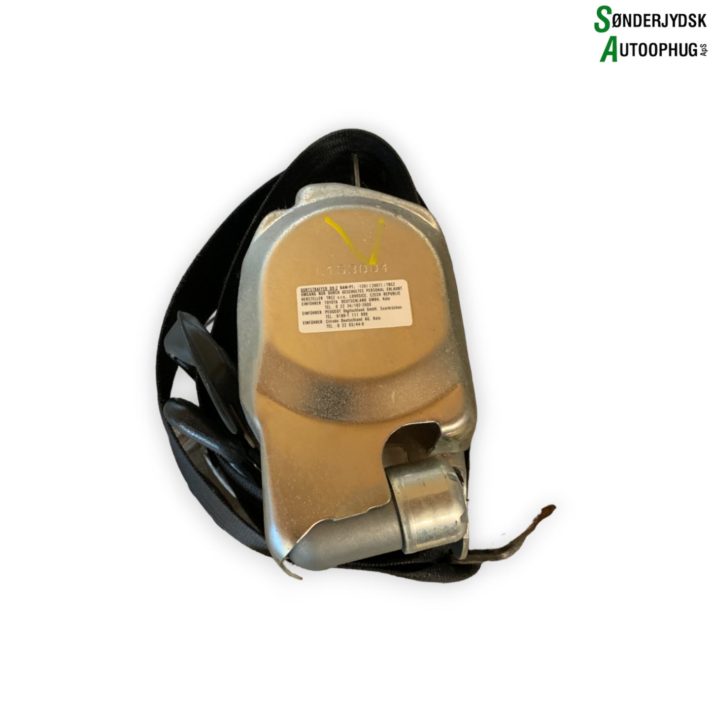 Toyota Aygo Sikkerhedsseler For Med OEM Nr. 389342 Fra Toyota Ophugger