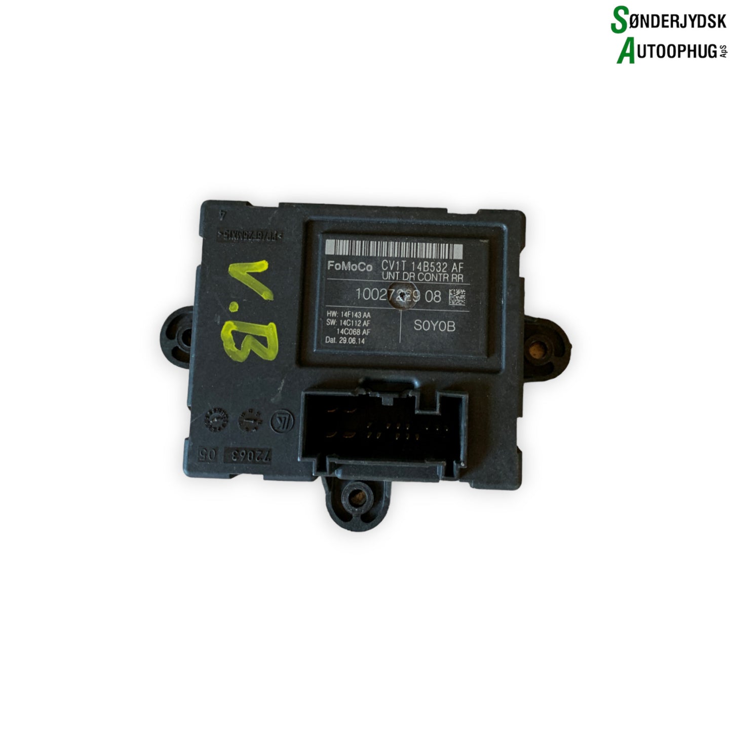 Ford B‑Max Bcm / Komfortkomputer Med OEM Nr. CV1T14B532AF Fra Ford Ophugger