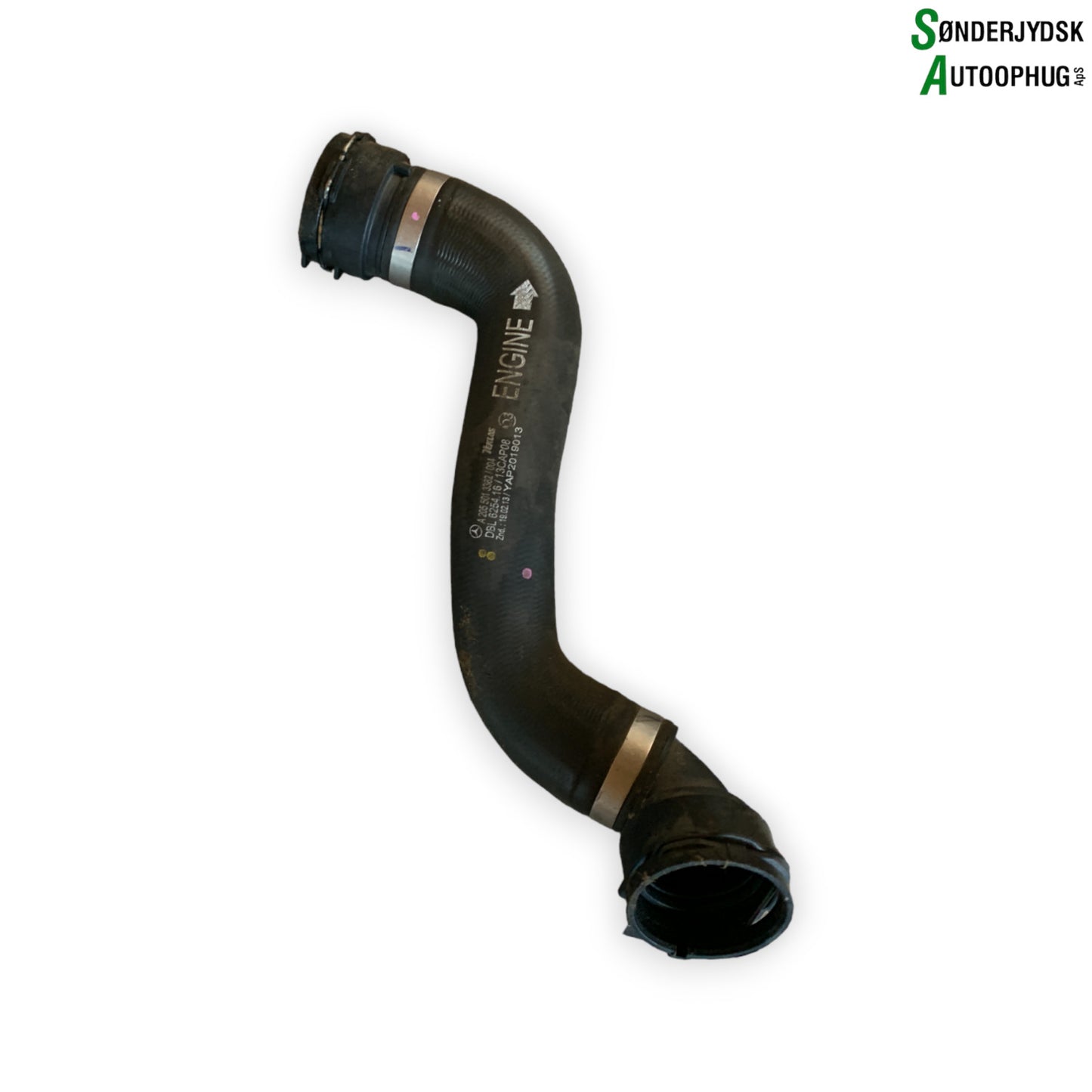 Mercedes-Benz C W205 Køler Slanger Med OEM Nr. 2055013382 Fra Mercedes-Benz Ophugger