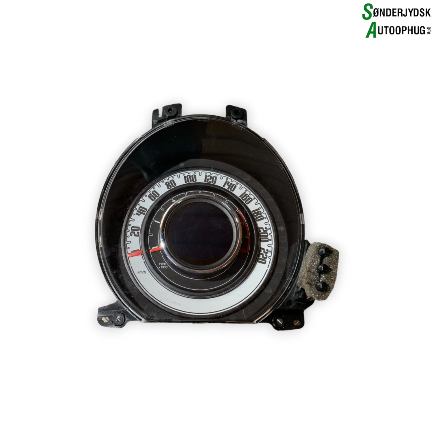 Fiat 500 Speedometer - Instrument Med OEM Nr. Ophugger Fra Fiat Ophugger