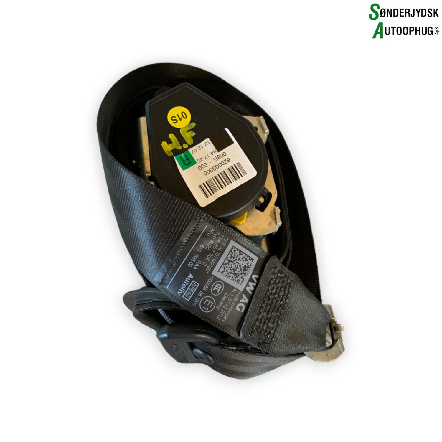 Seat Mii Sikkerhedsseler For Med OEM Nr. 1S4857706D Fra Seat Ophugger