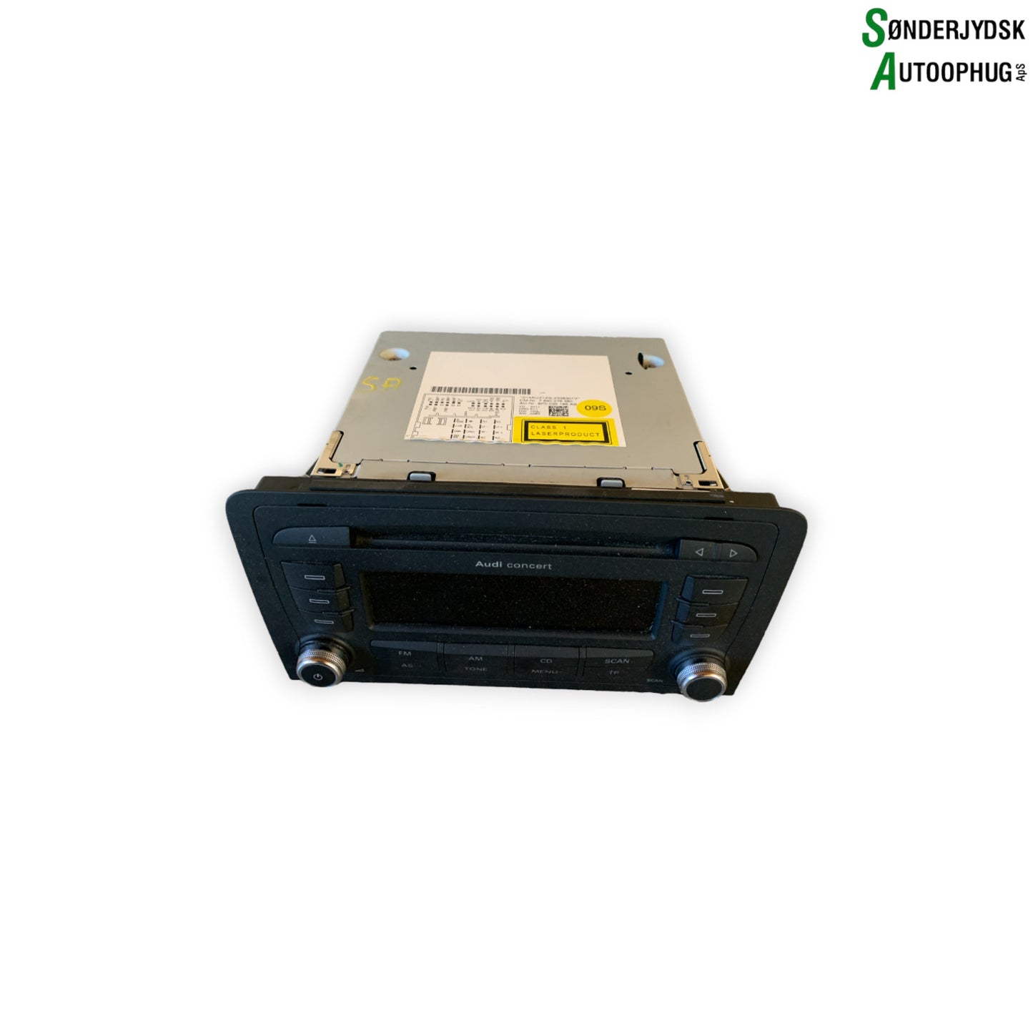 Audi A3 8P Radio M/Cd Med OEM Nr. 8P0035186AB Fra Audi Ophugger