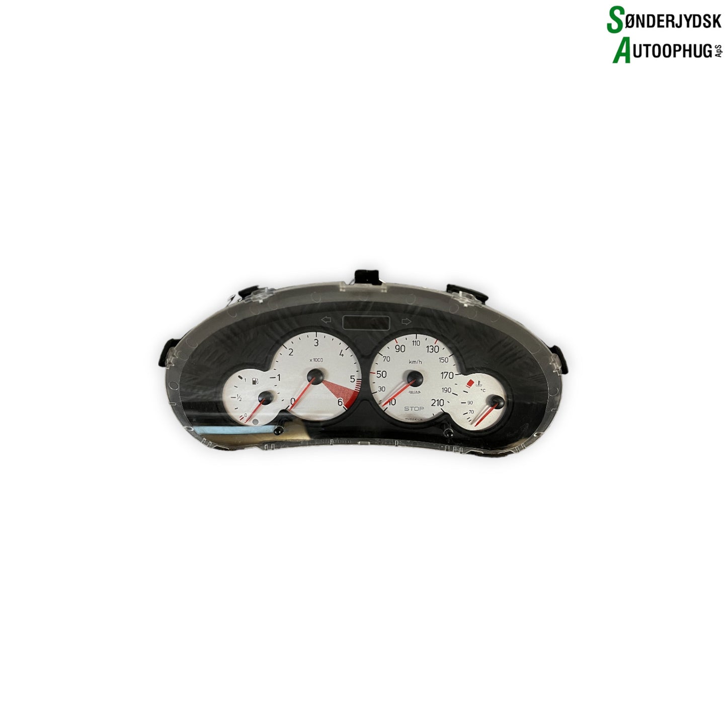 Peugeot 206 Speedometer - Instrument Med OEM Nr. 9656696280 Fra Peugeot Ophugger