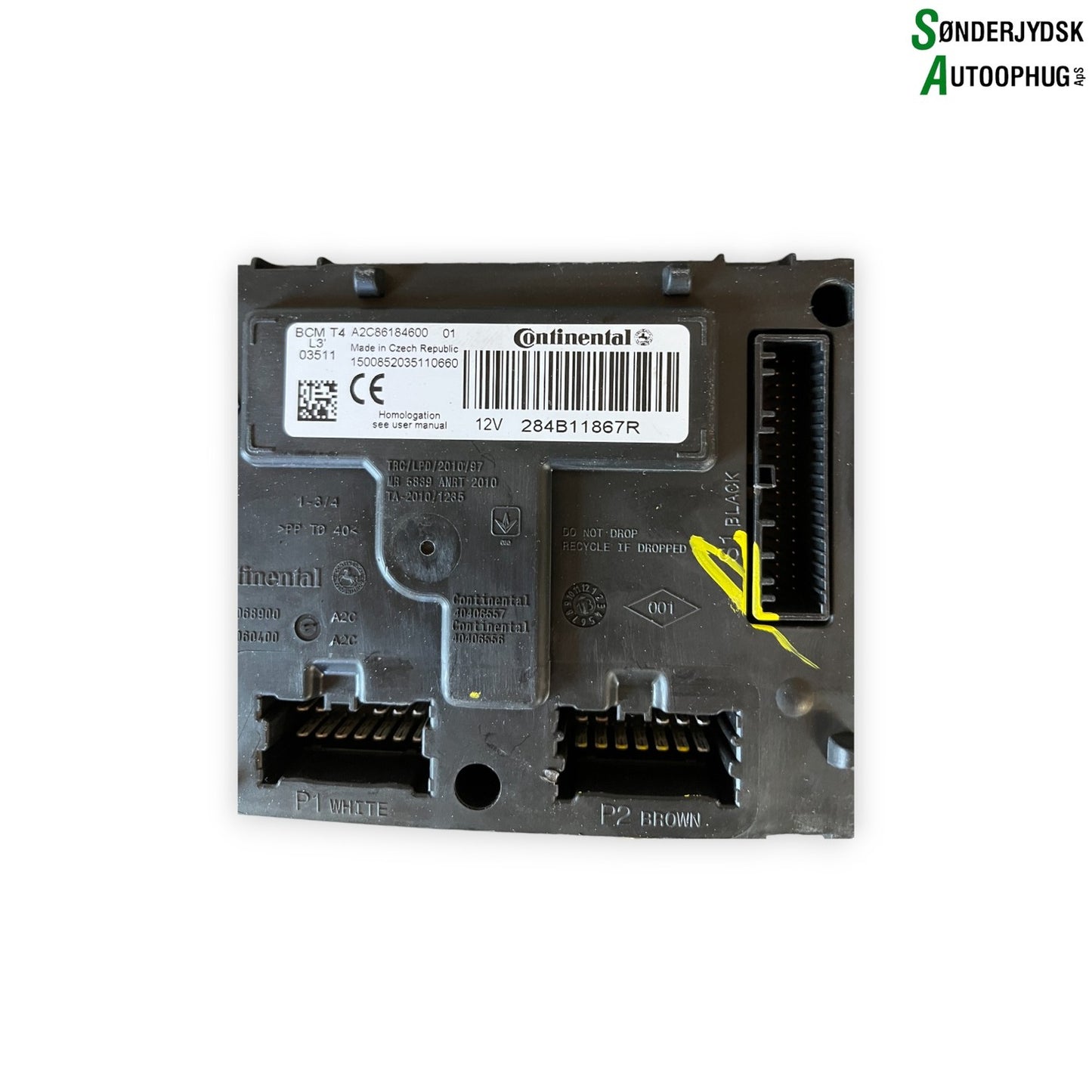Renault Clio 4 Motorstyring - Motorstyreboks - Injection Elboks Med OEM Nr. 237102928R Fra Renault Ophugger