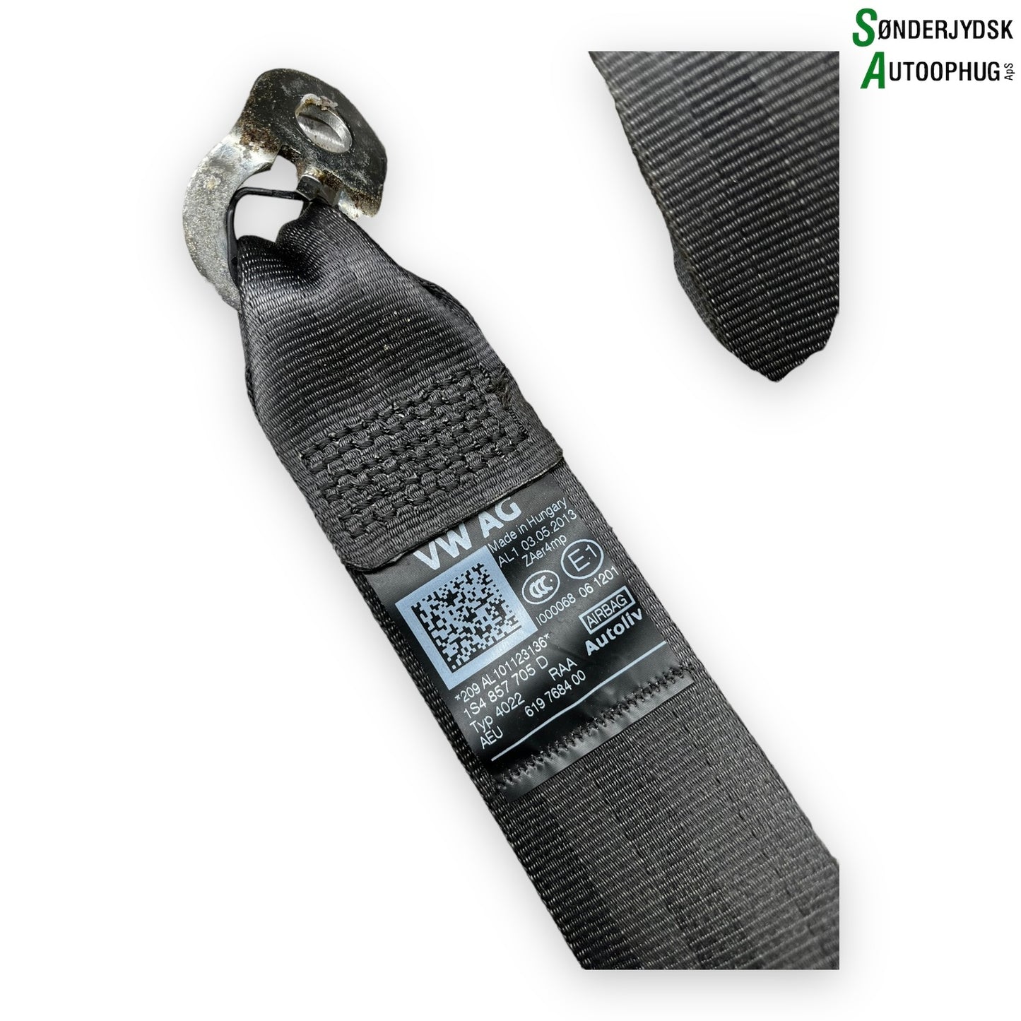 Seat Mii Sikkerhedsseler For Med OEM Nr. 1S4857705D Fra Seat Ophugger