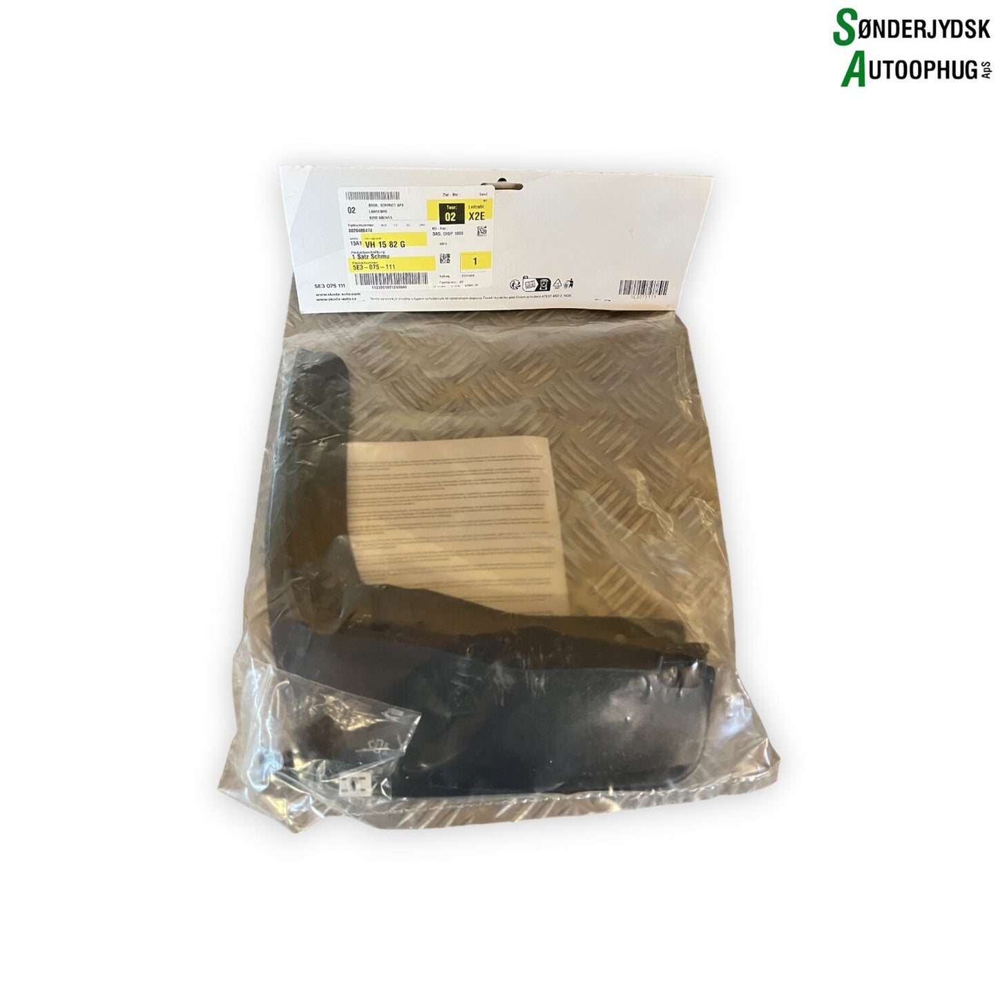 Skoda Octavia Stænklapper Med OEM Nr. 5E3075111 Fra Skoda Ophugger