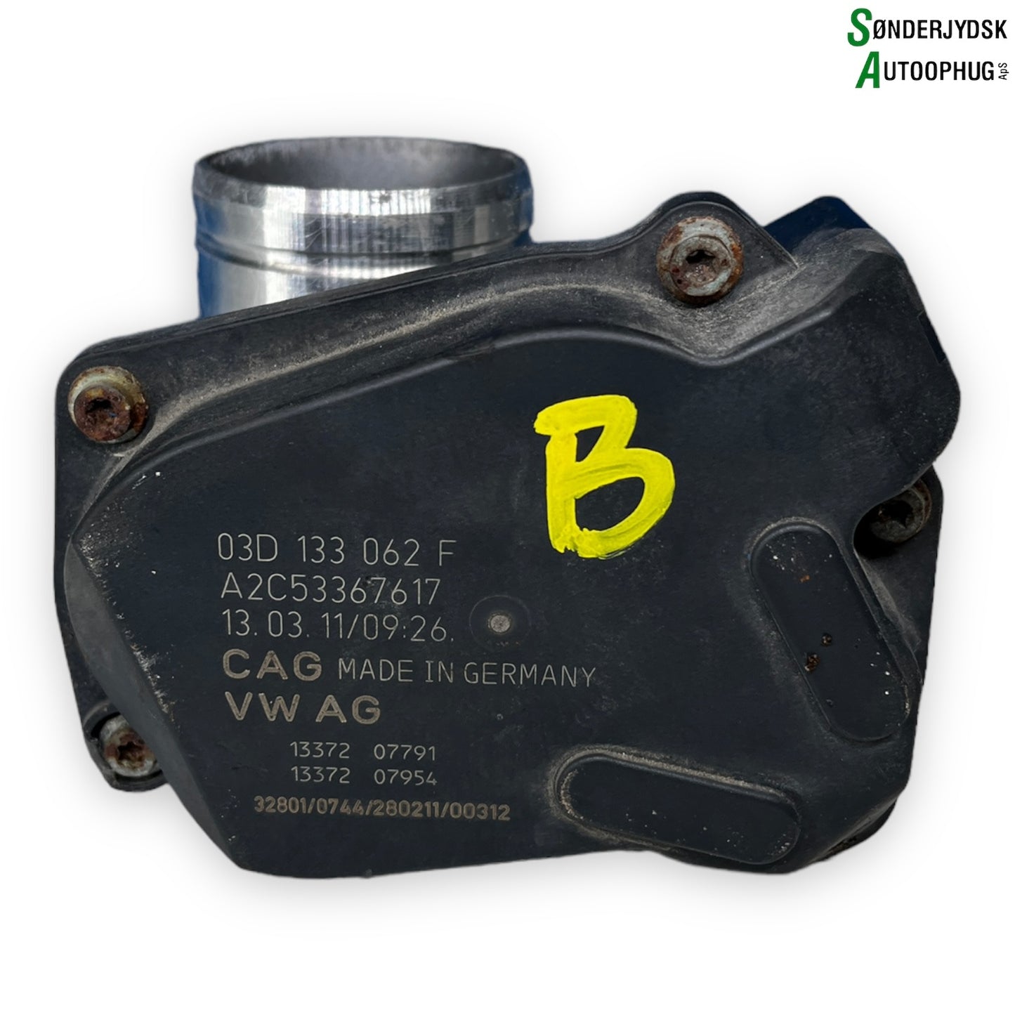 Seat Ibiza 6J Spjældhus Med OEM Nr. 03D133062F Fra Seat Ophugger