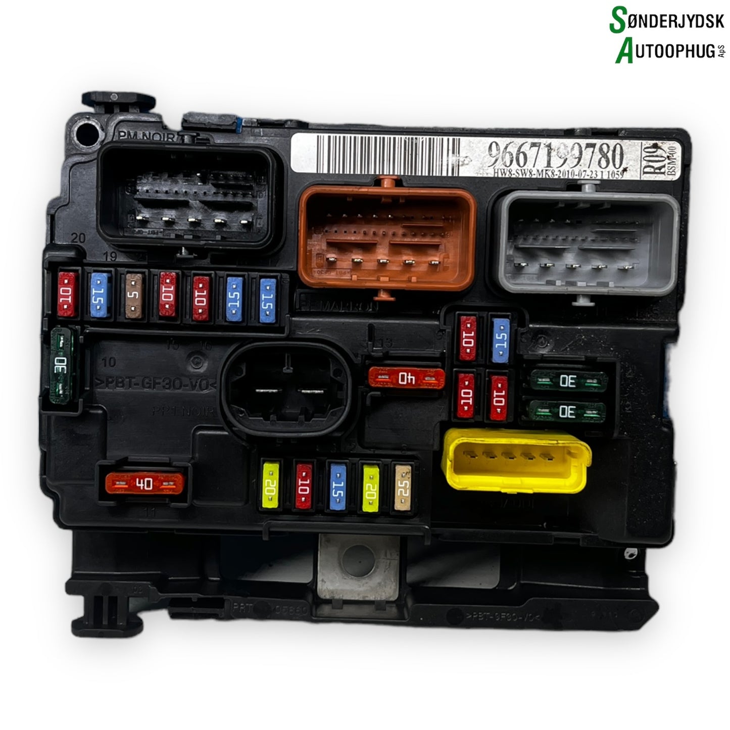 Citroen C3 II Sikringsboks Med OEM Nr. 9667199780 Fra Citroen Ophugger