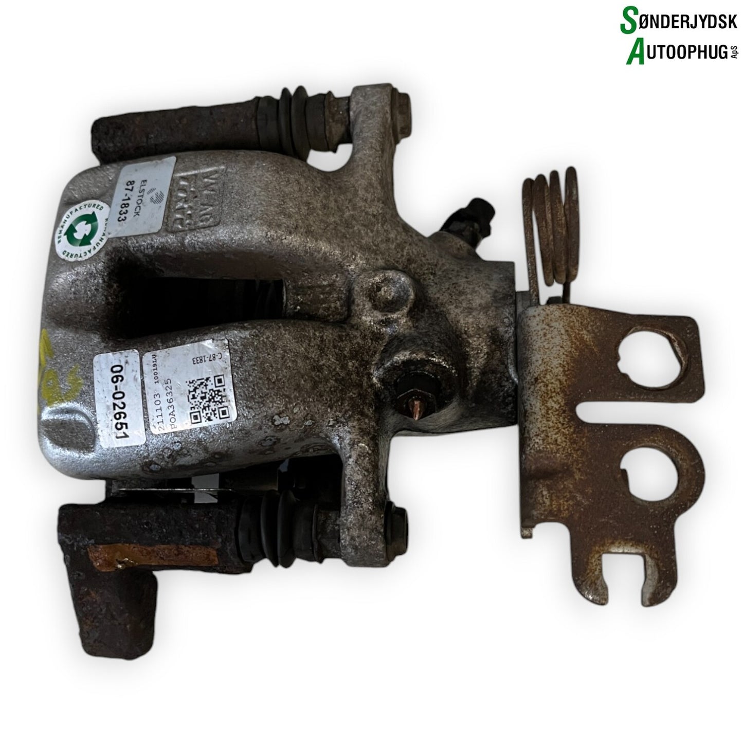 VW Caddy 2K Bremsekaliber HB Med OEM Nr. 2K0615424B Fra VW Ophugger