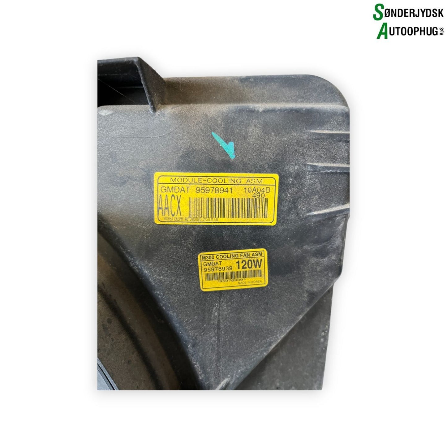 Chevrolet Spark Kølerblæser El Med OEM Nr. 95978941 Fra Chevrolet Ophugger