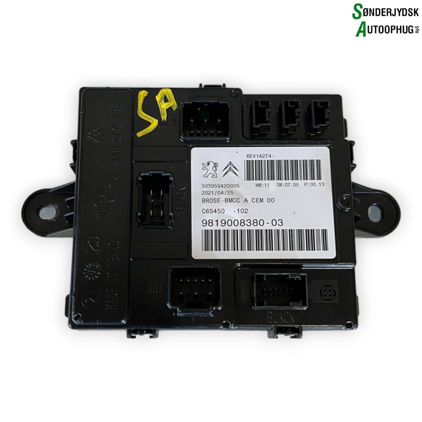 Opel Grandland Relæ Diverse Med OEM Nr. 9819008380 Fra Opel Ophugger