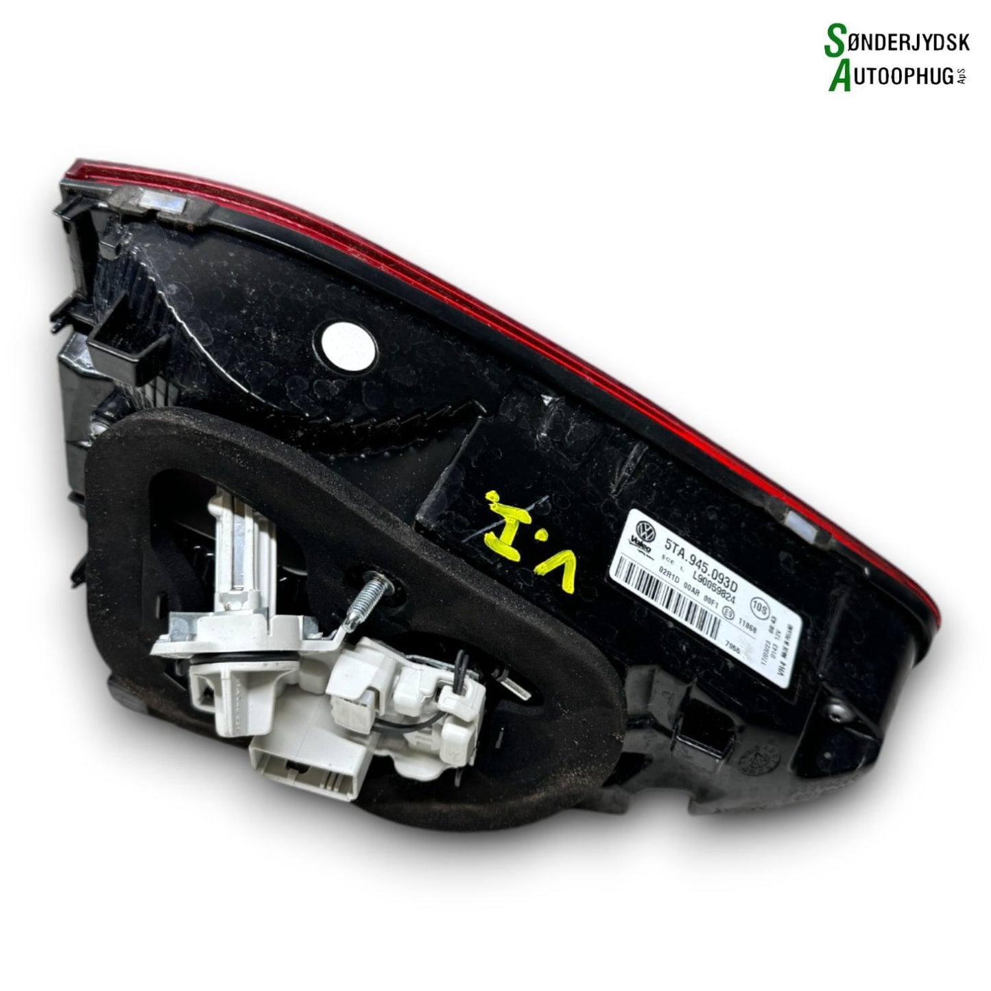 VW Touran 5T Baglygte Med OEM Nr. 5TA945093D Fra VW Ophugger