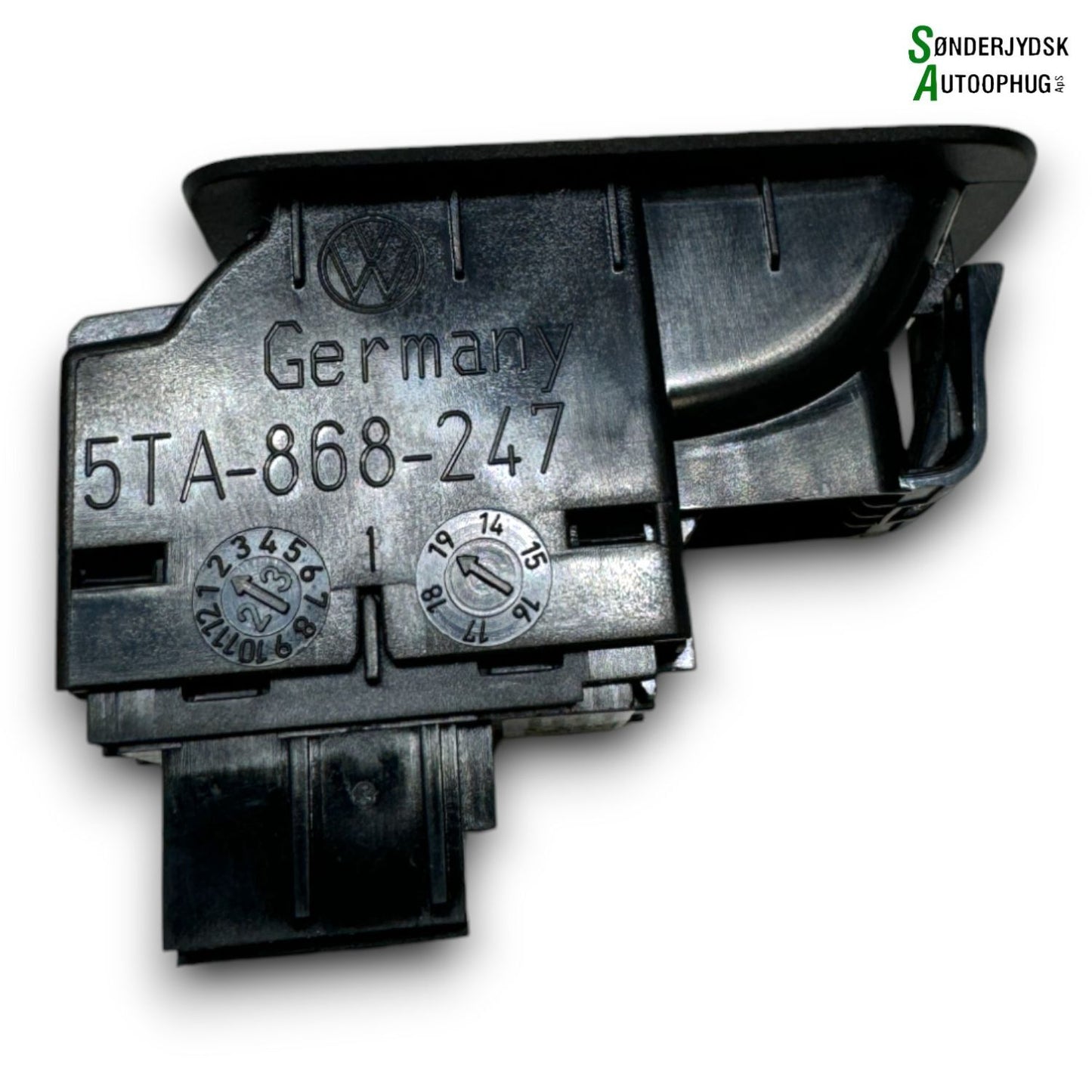 VW Touran 5T Kontakt Rudehejs Med OEM Nr. 5G0959855M Fra VW Ophugger