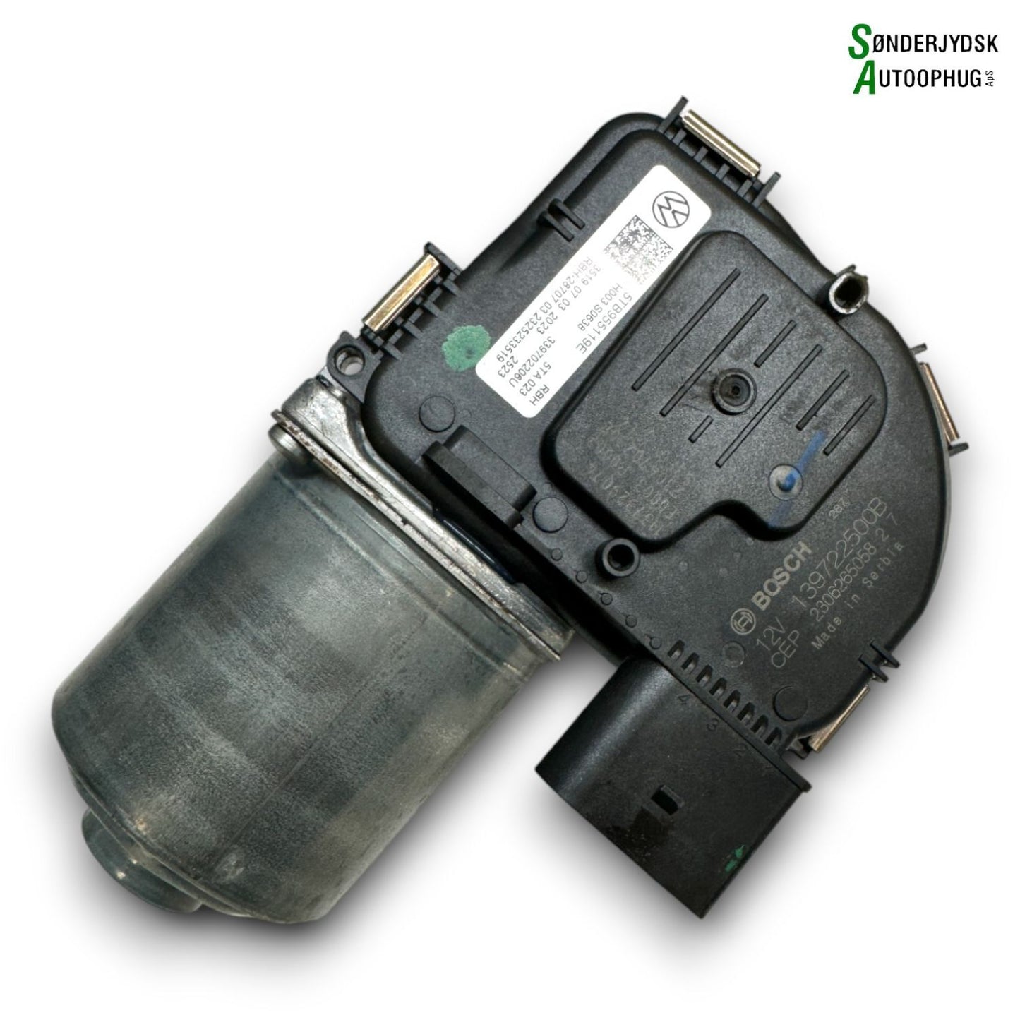 VW Touran 5T Viskermotor Med OEM Nr. 5TB955023F Fra VW Ophugger