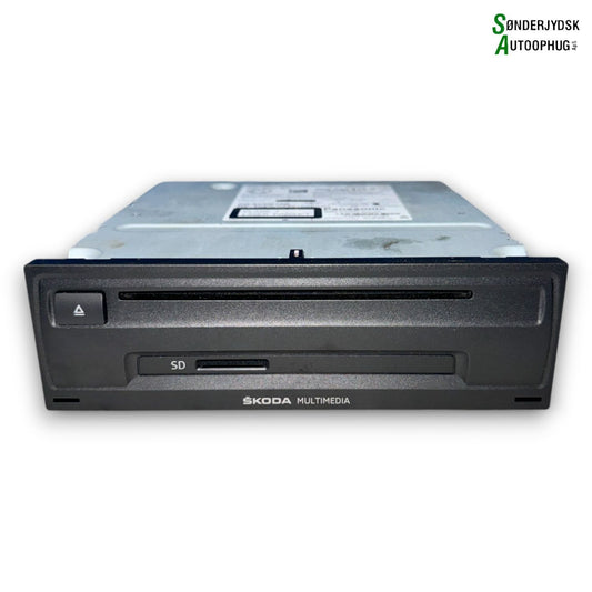 Skoda Octavia Radio M/Cd Med OEM Nr. 5E0035819A Fra Skoda Ophugger