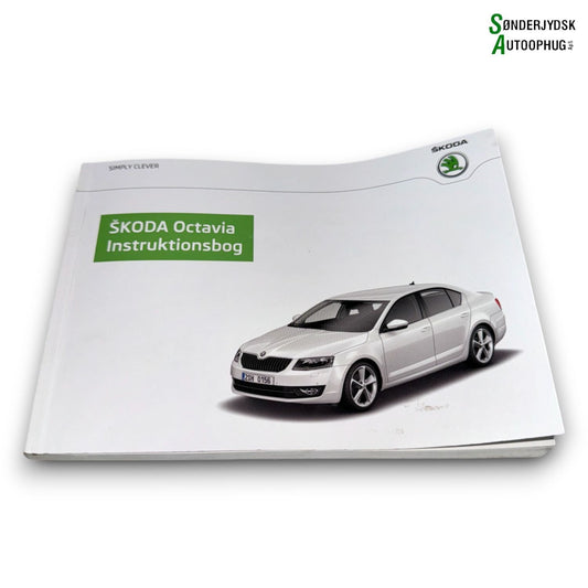 Skoda Octavia Instruktionsbog Med OEM Nr. DANSK Fra Skoda Ophugger