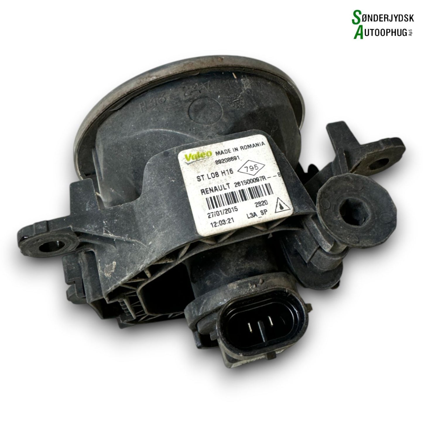 Renault Captur 1 Tågelygte For Med OEM Nr. 261500097R Fra Renault Ophugger