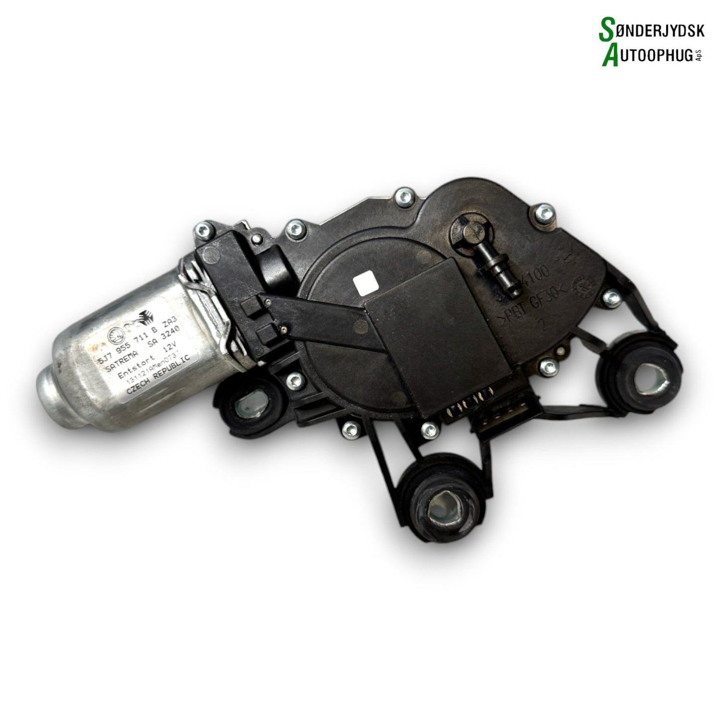 Skoda Superb Bagrudevisker Motor Med OEM Nr. 5J7955711B Fra Skoda Ophugger